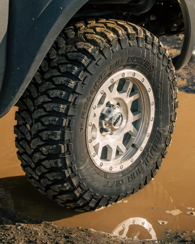 They look even better with some mud on them 😆

#rbp #rbptire #rbptires #offroad #offroadtire #mudterrain #roughterrain #extremeterrain #mt #rt #xt #mudtire #overland #overlandtire