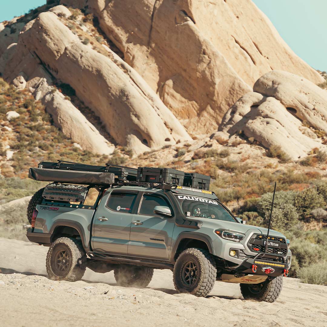 toyota tacoma driving on sand