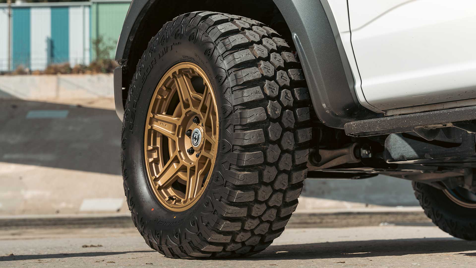 ford f150 raptor with bronze hre wheels and rbp tires