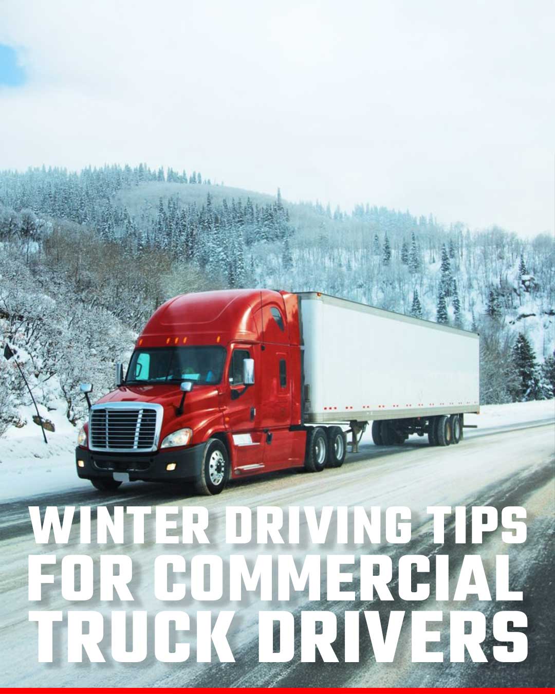 winter driving tips for commercial truck drivers